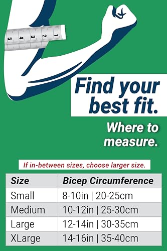 OS1st ES6 Elbow Compression Bracing Sleeve (One Sleeve) relieves Tennis or Golfer's Elbow, Cubital Tunnel Syndrome, Supports Damaged Tendons and Controls Forearm Pain (Small, Tan) - color: Natural, size: Small