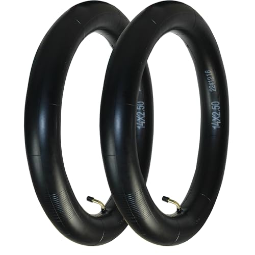 Libereco 16x2.125/2.5/3.0 Bike Inner Tubes for Electric Bike - Butyl Rubber,Bent Valve (CR202), High Elasticity for E-Bikes & Children Bikes - color: 2 Tubes, size: 16x2.5"
