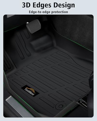Floor Mats Custom for Subaru Outback 2026 All Weather TPE Rubber Protection 1st and 2nd Row Anti-Slip Floor Liners for Outback 2026 Accessories, Black - size: For Subaru Outback 2026