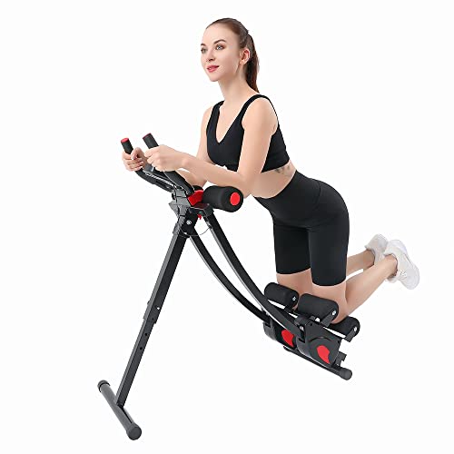 Fitlaya Fitness ab machine, ab workout equipment for home gym, Height Adjustable ab trainer, foldable fitness equipment. - style: ab machine