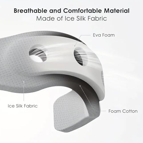 RESTCLOUD Neck Brace for Neck Pain and Support, Neck Support Brace, Adjustable Cervical Collar, Gray, 3.5" Tall, 21.5" Long - size: 3.5" Tall, 21.5" Long