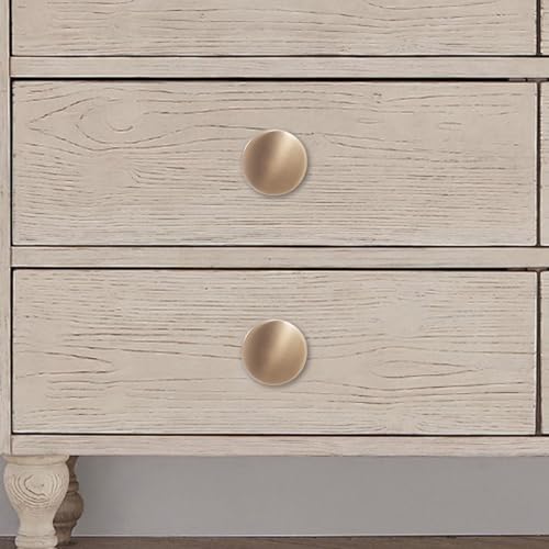 Bronze and Gold Kitchen Cabinet Hardware - Pack of 10 Drawer and Cabinet Knobs, Zinc Alloy, Handles - color: Champagne Bronze, size: 1-1/4" Diameter（32mm）