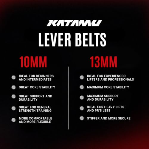 Katamu USPA & IPL Approved Premium Lever Belt | — 10mm and 13mm Leather - color: Divine Wings, size: Medium - 13mm