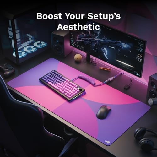 Glorious Gaming Mouse Pad GMP 2 - Nebula - XXL - Spill-Proof Mouse Pad, Optimised for Gaming Sensors, Balanced Surface for Speed & Control, Anti-fray Edges - 915mm x 460mm x 3mm - 2XL Desk Mat