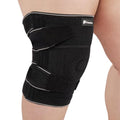 Plus Size Knee Brace for Women and Men, Innovative Cross-Pressure Adjustable Knee Support with Side Stabilizers for Meniscus Tears, Arthritis and Joint Pain Relief (5XL/6XL) - size: 5XL/6XL