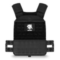Adjustable Weighted Vest for Men Women – Tactical Vest for Rucking, HIIT & CrossFit, Fits 10x12 Plates, 600D Breathable Weight Vest & Exercise Vest for Strength Training, Weights Not Included - color: Black