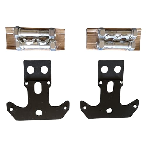 Olympic Barbell Weight Bar Storage Hook Anchor Holder, Fits Most Power Cage Squat Rack Mounted, Sold in Pairs