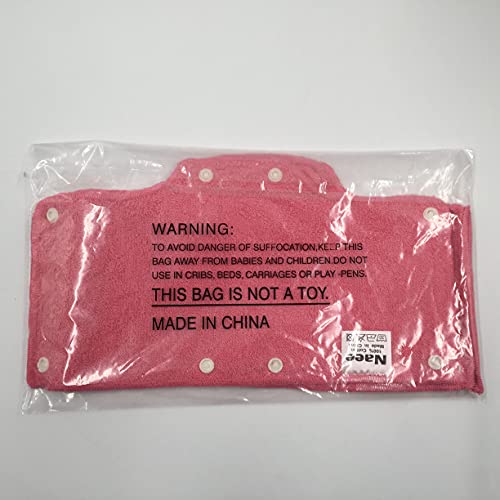 Pink Sweatband for HardHat Washable Velvet Terry cotton Hard Hat Liner NAEE snap on (6, PINK) - color: Pink