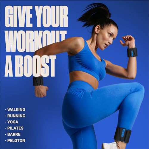 SPORTBIT Wrist and Ankle Weights for Women - Set of 2 (1lb Each) Wearable Ankle & Wrist Weights - Leg & Arm Bands, Silicone Weighted Bracelets for Workout, Walking, Running, Yoga, Pilates - color: Green
