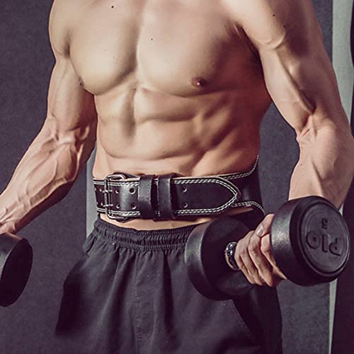 Weight Lifting Belt Back Lumbar Support Strength Training Fitness Workout Home Gym - size: XL