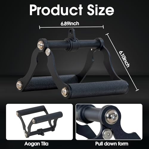 Dual Head and Single Head Landmine Base, 360° Rotating,2 inch - Landmine Base Gym Equipment - T Bar Row Landmine Attachment For Barbell - Home or Small Spaces - T Bar Row Platform for Deadlift Squat Tricep Exercises - color: Black-AGTL