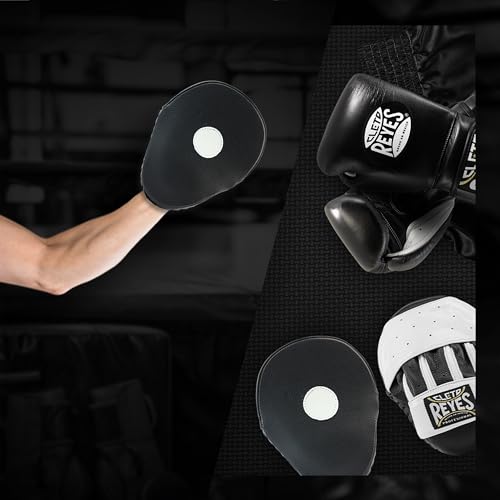 CLETO REYES Boxing Punching Mitts, Focus Sparring Striking Training Punch Pads, MMA, Kickboxing, Muay Thai, Leather - style: Regular Curved