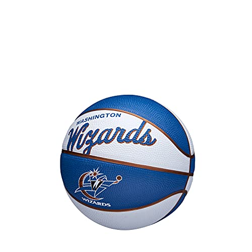 WILSON NBA Team Retro Mini Basketballs - Mini Size - 3" - color: Washington Wizards, size: Mini