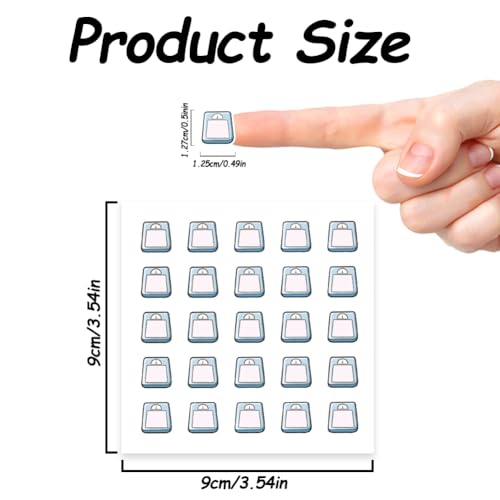 OLYCRAFT 500Pcs Weight Tracker Stickers 20 Sheets Fitness Goal Stickers Mini Weight Loss Stickers Weight Tracking Scale Planner Stickers Weight Scales Stickers for Scrapbooking Journal Workout Supply - style: Weight Tracking Scale
