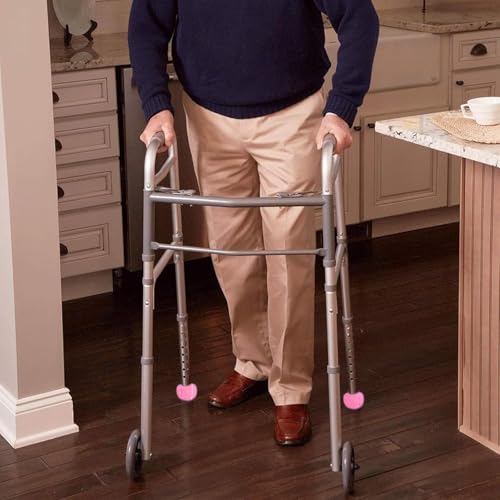 Walker Tennis Balls Precut Tennis Balls for Walkers 4PCS Walkers Legs Universal Precut Glide Balls, Heavy Duty Long Lasting Felt Pad Glide Coverings - color: Pink