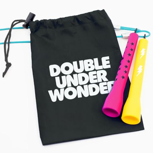 Double Under Wonder Jump Rope, Tangle-Free Speed Rope, Adjustable Speed Rope for Men, Women, Indoor Fitness Training Speed Skipping Rope, Jumping Rope, Perfect for Boxing Workout, Cardio, Endurance Training, Jump Rope for Double Unders - color: Let's Get