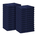 Avalon Towels Salon Towel - Navy Blue Hand Towels Bulk Pack of 24 - 100% Cotton Absorbent Spa, Facial & Gym Towel for Working Out - 16x27 Inches (Not Bleach Proof) - color: Navy