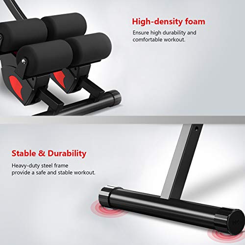 Fitlaya Fitness ab machine, ab workout equipment for home gym, Height Adjustable ab trainer, foldable fitness equipment. - style: ab machine