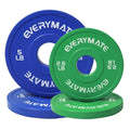 EVERYMATE Change Weight Plates 1.25LB 2.5LB 5LB Set Fractional Plate Olympic Bumper Plates for Cross Training Bumper Weight Plates Steel Insert Strength Training Weight Plates - color: 15 LB (2.5LB+5LB)X2