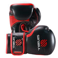 Sanabul Essential Gel Boxing Gloves for Men & Women, Kickboxing MMA, Muay Thai Gloves and Heavy Bag Training Punching & Sparring - color: Black/Red, size: 8 oz
