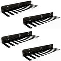 IRON AMERICAN USA Omega Beast Gym Storage Rack 11-Hook Heavy-Duty Gym Wall Organizer Gym Caddy Hanger - Gym Accessory Storage - Resistance Bands, Jump Ropes, Barbells, Lifting Belts, Cable Attachments - 4pk - style: OMEGA BEAST RACK (4-PACK)