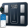 Smart Scale for Body Weight, 550 lb/ 250 kg High Capacity Large Platform Bathroom Scale with 4” x 2” LED Display, Body Composition Scale with 20 Metrics, App Sync, 350 * 300 mm