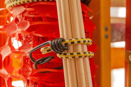 Keeper 13” Vinyl Coated Bungee Cord - UV and Weather-Resistant, 10 Pack (06014-10) - size: 10-Pack, style: 13"