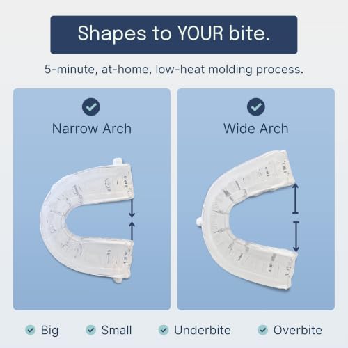 Somnofit-S Anti-Snore Mouth Guard by SnoreLessNow | Made in Switzerland | FDA Cleared | Most Comfortable Anti Snoring Mouthpiece | Sleep Tight Mouth Guard | Adjustable Snoring Solution for Men & Women