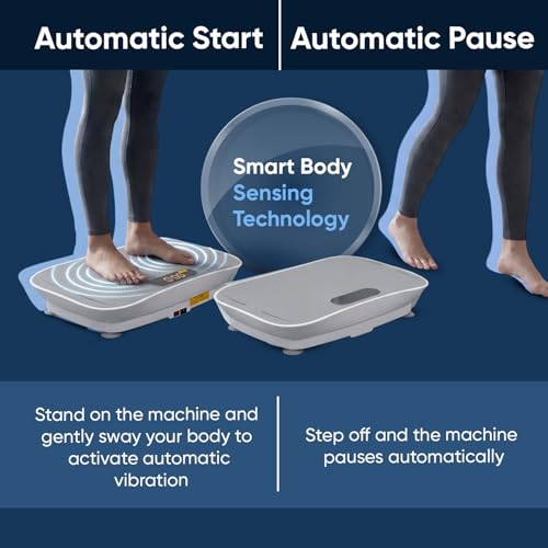 WeightWorld Vibration Plate Exercise Machine for Flexibility, Balance & Relaxation | Built-in Bluetooth, Auto & Manual Mode Vibration Plate Machine | Shake Board for Full-Body Home Workouts