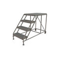 Tri-Arc WLWP042436 4-Step Forward Descent Mobile Steel Work Platform, 24-Inch x 36-Inch Platform - size: 24" x 36", style: 4-Step