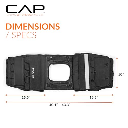 CAP Adjustable Weighted Vest 20–150 lbs for Strength Training, Running & Workouts, Weight Vest for Men & Women, Fitness Training Vest - style: 120lbs