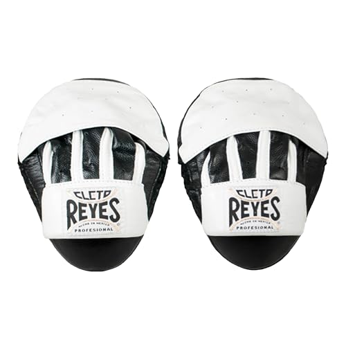 CLETO REYES Boxing Punching Mitts, Focus Sparring Striking Training Punch Pads, MMA, Kickboxing, Muay Thai, Leather - style: Regular Curved