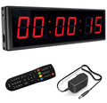 LED Digital Countdown Wall Clock Fitness Timer Stopwatch for Gym (2.3inch Digital High) - size: 2.3inch Digital High