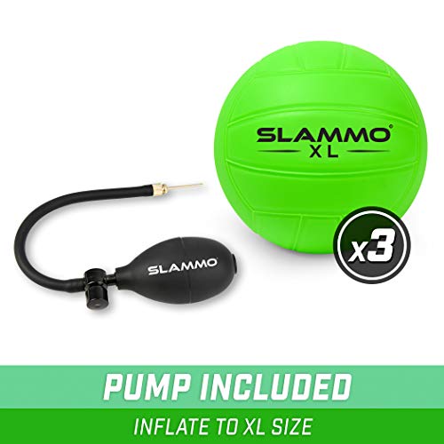GoSports Slammo Official Replacement Balls 3-Pack - Works for All Roundnet Game Sets - Choose Between Competition Size or XL Size Balls - color: XL