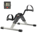 Under Desk Exercise Bike Pedal Exerciser – Mini Stationary Cycle with Adjustable Resistance, Calorie Tracker & Foldable Design – Compact Pedal Machine for Home, Office, or Physical Therapy by Wakeman - style: Calorie Tracker