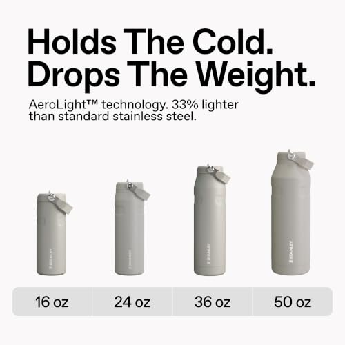 STANLEY IceFlow Flip Straw 2.0 Water Bottle 24 oz | Built-In Straw with Larger Opening | Lightweight and Leak Resistant | Insulated Stainless Steel | BPA-Free | Cornflower Admiral Blue - color: Cornflower Admiral Blue, size: 24 Ounces