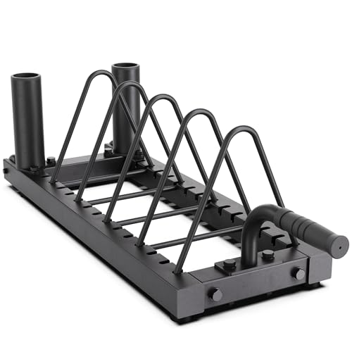 Synergee Horizontal Plate Rack – 350 lb Capacity with Bar Holders