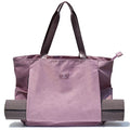 ESVAN Yoga Mat Bag Yoga Tote Carrier Shoulder Bag Carryall Tote for Office,Yoga,Pilates,Travel,Beach and Gym - color: H Pink
