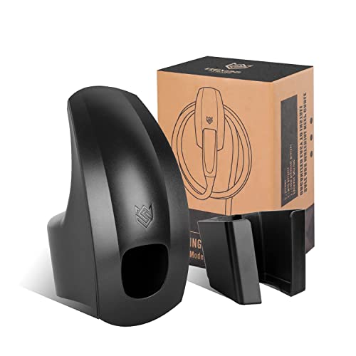 SEVEN SPARTA Charging Cable Holder with Chassis Bracket Compatible with Tesla Model 3 Model Y Model X Model S Charger Cable Organizer Car Accessories Wall Connector, Patent Approved (Black) - color: Black
