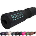 FITGIRL - Squat Pad and Hip Thrust Pad for Leg Day, Barbell Pad Stays in Place Secure, Thick Cushion for Comfortable Squats Lunges Glute Bridges, Olympic Bar and Smith Machine - color: Black Mint (Deluxe)