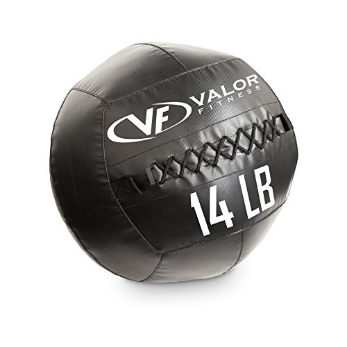 Valor Fitness Wall Ball Pros - Medicine Balls - Strength & Conditioning - Cross Training Core Workout Exercise Equipment - Weight Options Available -WBP - color: WBP-14 14lb Wall Ball Pro
