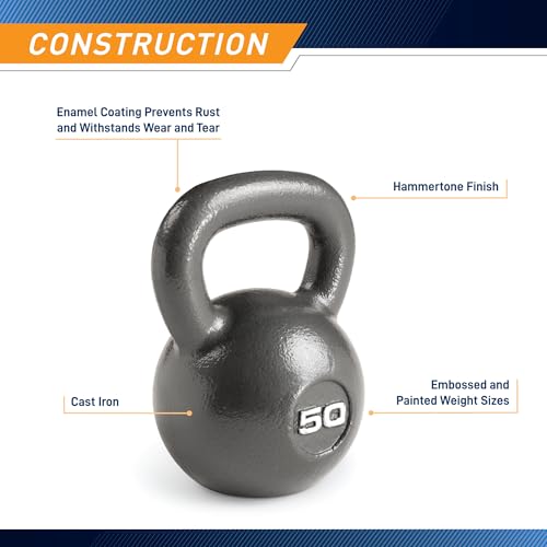 Marcy Hammertone Kettle Bells - 10 to 55 lbs. HKB Workout Weights - style: 50 lb