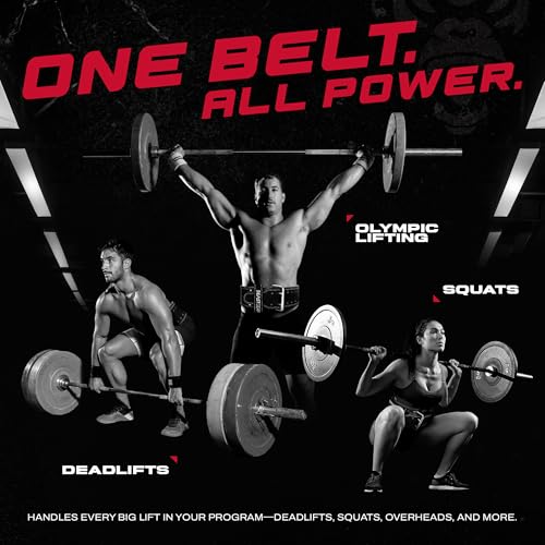 Beast Gear Weight Lifting Belt - Leather Power Lifting Belt for Men，10mm Thick Weightlifting Belt for Deadlifts, Back Support Squats Belts for Powerlifting, Crossfit Gym Belt for Men Women - size: S