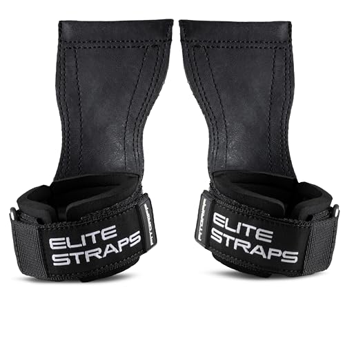 Fitgriff® Elite Straps - Lifting Wrist Straps (Rubber Grips) for Weightlifting, Gym, Workout, Deadlift - Anti-Slip Revolution for Men and Women - size: X-Large