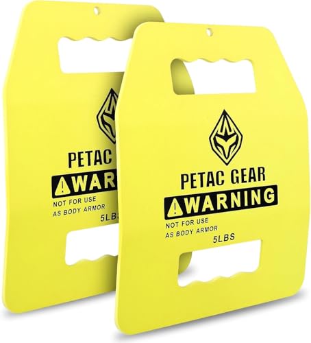 PETAC GEAR Tactical Weights Plates For Weighted Vest For Men Workout,5/10/15/20 LBS Weight Strength Training Vests Equipment Workout Gear - color: 5LB*2, size: Curved