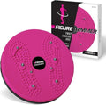Figure Trimmer Ab Twister Board for Exercise Waist Twisting Disc Acupressure Nodes - color: Pink
