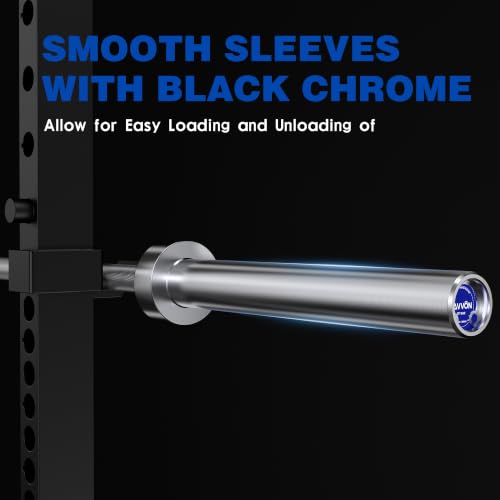 7ft-Olympic Barbell Bar, 2" Standard Straight Bars for 45 lb Weight Lifting | Bar for Bench Press/Powerlifting/Squats/Deadlift/Hip Thrusts/Lunges/Biceps- Home Gym Weight Bar- 2 Collars(1000lb Capacity) - color: Silver