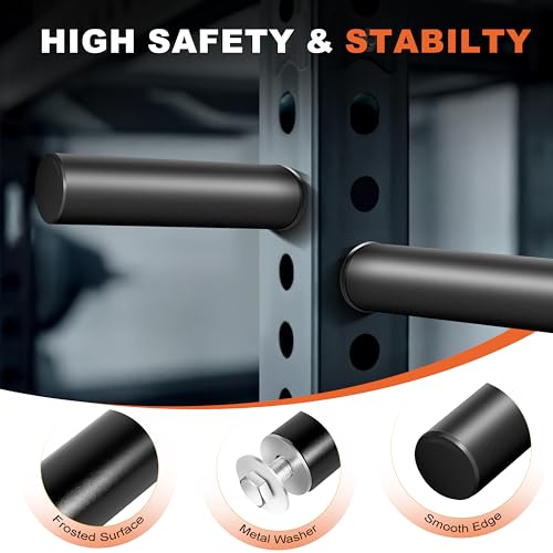 EVERYMATE Weight Plate Holder Power Rack Attachment 2 Inch Olympic Plate Storage Power Squat Rack Holder Weight Plates for 2x2 3x3 2x3 Power Cage Accessories Weight Plate Rack - color: A-5/8" hole(2pcs)-9.05 Inch
