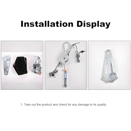 Adjustable Neck Traction Device, the Hook Design is controllable, the Gear Design Does not Need to Hang Heavy Objects, Easy to use, Effectively relieves Neck Pain, Suitable for Home or Outdoor