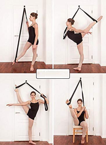 Leg Stretcher, Door Flexibility & Stretching Leg Strap - Great for Ballet Cheer Dance Gymnastics or Any Sport Leg Stretcher Door Flexibility Trainer Premium Stretching Equipment - color: Blue
